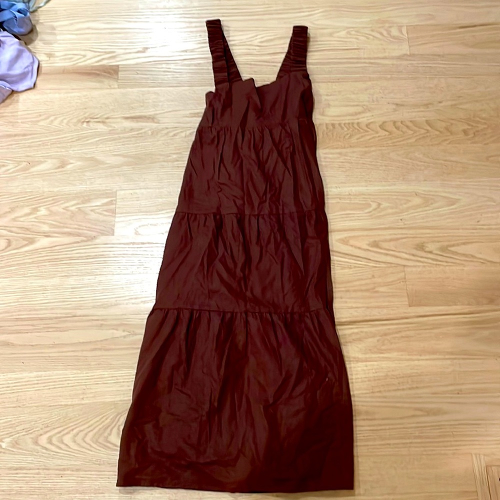 Crescent brown maxi dress